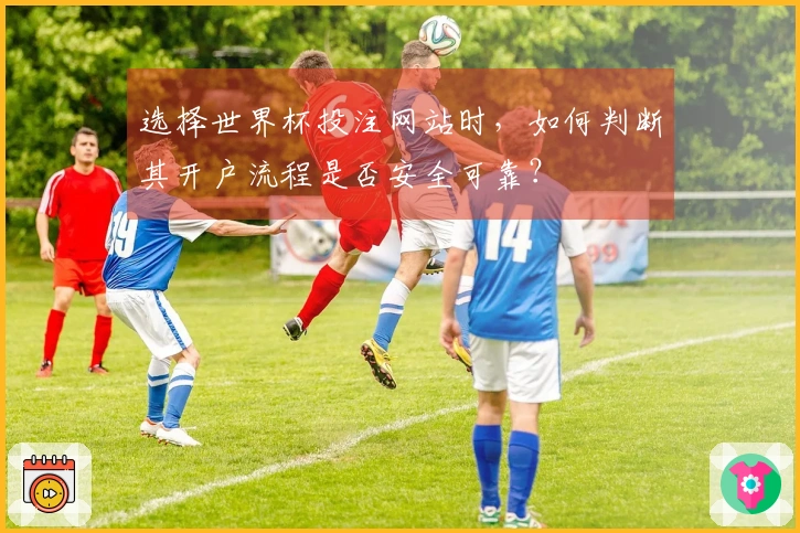 选择世界杯投注网站时，如何判断其开户流程是否安全可靠？